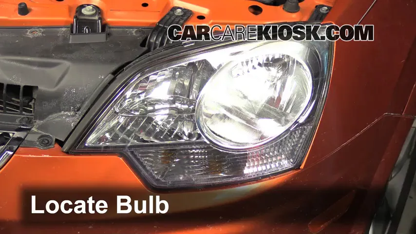 2009 Saturn Vue Red Line 3.6L V6 Lights Headlight (replace bulb)
